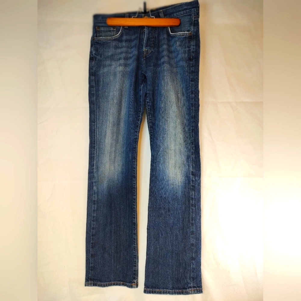 Lucky Brand Jeans Men's 31 x 32 blue jeans 221 Original Straight
